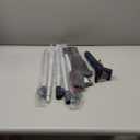 DSV Standard Professional Window Squeegee for Window Cleaning, 2 in 1 Rotatable Window Cleaning Squeegee Kit with Extension Pole, 62 Window Cleaning Tool for Indoor/Outdoor High Windows, Home, Car (76.7 Inch)