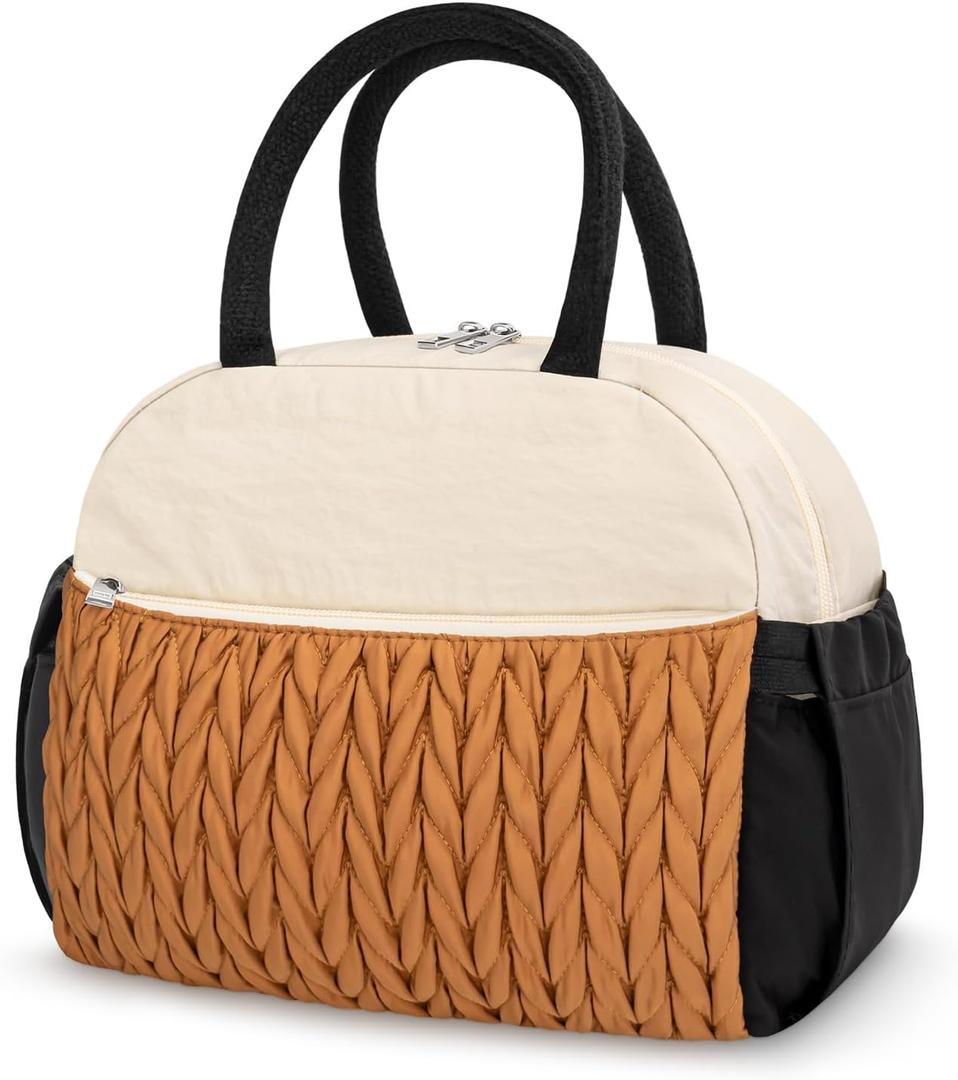 DALINDA Lunch Bag Women,Insulated Lunch Box Large Capacity,Lightweight Leakproof Lunch Tote,Reusable Lunch Cooler for Work Picnic Camping