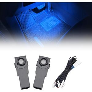 HIGH FLYING for Toyota RAV4 2019-2025 Car Accessories Under Dash Footwell Ambient LED Light Atmosphere Interior Light 1 Kit (Blue Lighted)