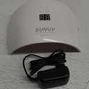 SUNUV UV Light for Nails, Dryer for Gel Polish with Sensor 2 Timers and Display SUN9X Plus UV Nail Lamp Pink
