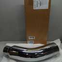 Universal 4 to 6 Inch Exhaust Elbow with Clamp, Chrome & Black Spraying Diesel Exhaust Tip for Trucks and Cars