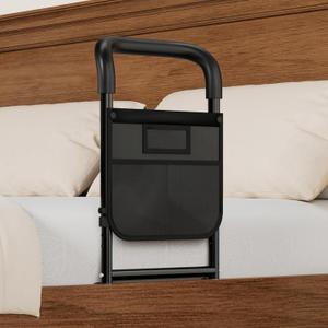 HOMEAL Bed Rails for Elderly Adults Safety, Portable Bed Assist Rails, Short