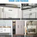 HOME EDIT 30 Pack 2 inch Black & Gold Cabinet Handles Square Zinc-Alloy Pulls for Kitchen Dresser Closet and Bathroom Cabinets Hardware