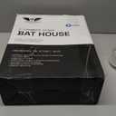 BIGBATBOX - Bat House for Outdoors - Clean Your Backyard from Mosquitoes - Wooden Bat House Kit - with Our Proven Bat Box Design, (Style: 2 Chamber Black (Up to 75 Bats))