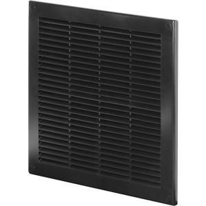 Awenta 10" x 10" Inch Square Plastic Black Ventilation Grille with Mesh - Intake, Exhaust, Dryer Soffit Air Vent Cap - HVAC Ceiling Register Vent Cover - Crawl Space Exhaust Wall Vent Hose