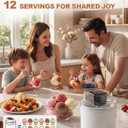 Ice Cream Maker Machine – 2.1 Quart Ice Cream Machine for Gelato, Sorbet & Frozen Yogurt, Pre-Freeze Bowl, LCD Screen and Timer, Perfect for 6-10 Servings, Easy to Use & Clean