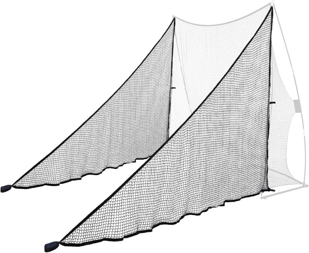2PCS 7FT Height Shank Net Golf with Two Sandbags for Golf Hitting Nets Frame;Golf Practice Hitting Net Barrier Net for Golf, Baseball, Hockey, Soccer