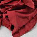 Matine Weatherproof Tab-Top Indoor/Outdoor Solid Color Curtain Panel for Porch, Pergola, Patio, Deck, 52”W x 95”L, Red