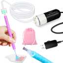 Electric Diamond Painting Pen with 2 Pens - Adjustable Suction, E Painter for Diamond Painting Art Pen Without Wax, Art Accessories for Setting AB Stones, Long-Lasting - Black