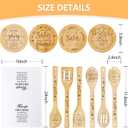 Sister Gifts from Sister,Sister Birthday Gifts for Sister in Law Gifts,11PCS Sister Gifts Set with Bamboo Spoons,Coasters,Dish Towel,Soul Sister Gifts for Women BFF