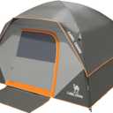 CAMEL CROWN Tents for Camping 4/6 Person Tent Waterproof Easy Setup Backpacking Tents (4 Person, Carbon Grey)