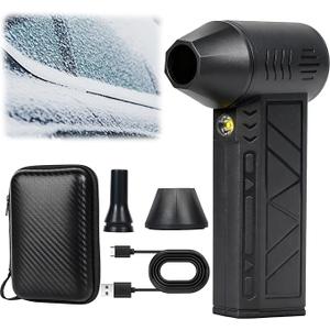 Snow Whiz Turbo Blower,2026 Upgrade Snow Blower,Snowwhiz Turbo Blower with Led,3 Gear Adjustable Super Power Turbo Breeze Electric Blow,Mini Turbos Snow Blower for Car for Car,Home,Keyboard,Computer