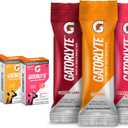 Gatorlyte Rapid Rehydration Electrolyte Beverage, Variety Pack, Lower Sugar, Specialized Blend of 5 Electrolytes, No Artificial Sweeteners or Flavors, 18 pack, 1 pack mixes with 16.9oz (500ml) water (EXP 10/16/26)
