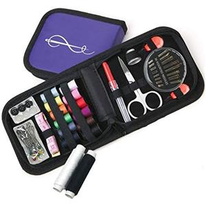 CraftLab Best Mini Sewing Kit with Sewing Survival Ebook, 78 Emergency Accessories for Home, Travel, Dorm, Emergency Preparedness