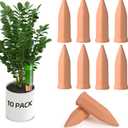 APPD Terracotta Watering Stakes10 Pack Automatic Plants Watering Devices Terracotta Self Watering Spikes for Wine Bottles Great for Indoor & Outdoor Plants