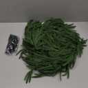 9FT Real Touch Norfolk Pine Christmas Garland with Lights Winter Artificial Faux Greenery Garland for Table Mantle Stairs Fireplace Wall Decor Outdoor Indoor Home Decorations