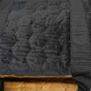 Dog Car Seat for Small/Medium Dogs, Memory Foam Dog Booster Seat, Travel Safety Per Car Seat with Washable Removable Cover, Storage Pockets for Dogs up to 35 lbs(BlackBrown)