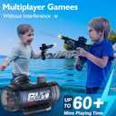 Electric Water Gun for Kids Ages 8-12-Automatic Water Gun-Automatic High Power,Beach Toys for Summer Outdoor Fun,Perfect Pool and Water Guns Play (Black*2)