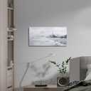 Belmrxne Coastal Wall Art White and Grey Bathroom Wall Decor Moden Aesthetic Artwork Fashion Small Canvas Painting for Hallway Entryway Living Room Bedroom 12x24 Inches