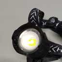 Bud K Rechargeable LED Headlamp, 1200 Lumens Super Bright Headlamp Flashlight, 8 Modes, 135 Adjustable, IPX7 Waterproof Head Lamp for Camping, Running, Climbing, Hiking