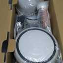 Umatoll Colorful Lighting Baby Balance Bike Toys for 1 Year Old Boys Gifts, Adjustable Seat Baby Walker, One Year Old Boy Birthday Gifts, 12-24 Months Toddler First Ride on Toys (Black)