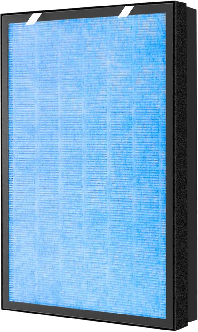 HSP002 True HEPA Filter Replacements for HSP002 Air Purifier Filters,3 in 1 H13 True HEPA Filter with Activated Carbon Pre-Filter