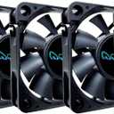 Apevia CF6015S-5 (5 Pk) 60mm x 60mm x 15mm Black Case Fan W/4PIN Molex + 3PIN Motherboard Adapter