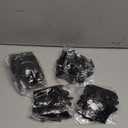 12 Piece Floating 3D Scary Halloween Bats Decor, Inflatable Rubber Bats with Colorful Eyes for Tree Porch Yard