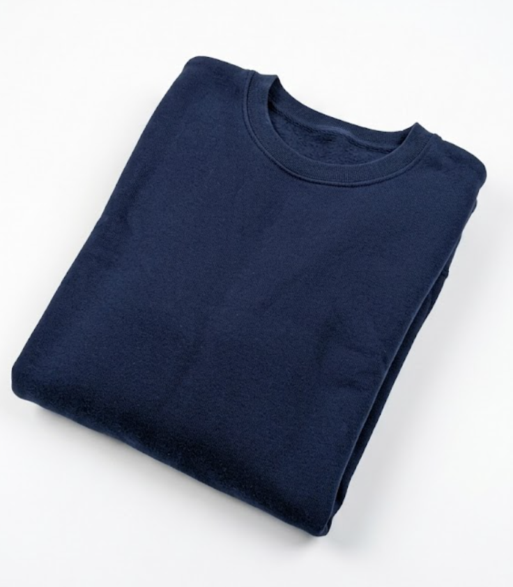 Navy Blue Crew neck, M