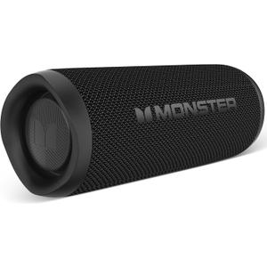 Monster Bluetooth Speaker, Wireless Portable Outdoor Bluetooth Speakers, 60W True Wireless Stereo IPX8 Waterproof, Dual PairingBluetooth 5.4 Built-in Mic, Outdoor Speaker (Deep Black)