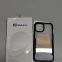 CENHUFO Privacy for iPhone 14 Case/iPhone 13 Case, Full Body Phone Case with Built-in 9H Tempered Glass Privacy Screen Protector and Camera Lens Protector, Shockproof Bumper Clear Cover - Black