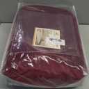 H.VERSAILTEX Real Velvet Plush 3 Piece Stretch Sofa Covers Couch Covers for 2 Cushion Couch Sofa Slipcovers Width Up to 90 Inch Feature Thick Soft Stay in Place (Large Sofa, Burgundy)