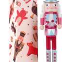 Christmas Decorations Nutcracker Ornaments,15 inch Traditional Wooden Nutcracker Figures Soldier,Festive Christmas Nutcracker Gift