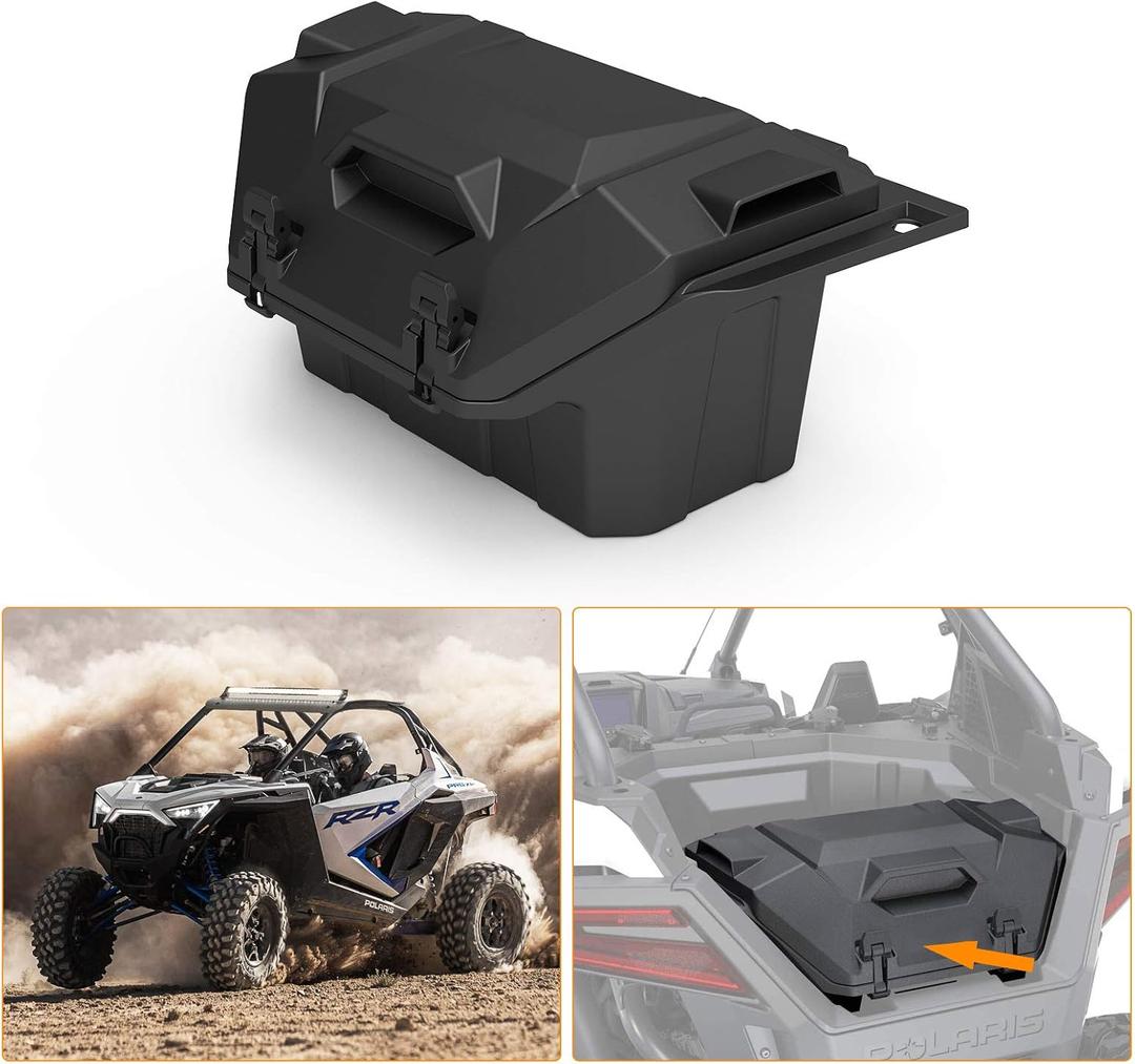 KIWI MASTER 42 QT Rear Cargo Box for 2020-2026 Polaris RZR Pro XP, Pro S, Trubo R/ 4 Accessories Storage Bin 2883752