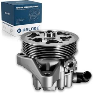 KELOKE Power Steering Pump with Pulley, Compatible with Honda Accord 2008-2012 2.4L L4, Replaces# 56110-R40-A03, 56110-R40-A01, 21-5495