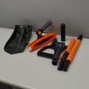 41" Extendable Ice Scrapers for Car Windshield 2-in-1 Snow Brush for Car Snow Scraper for Car Snow Scraper and Drush with Ergonomic Foam Grip for Cars, Trucks, SUVs with 360 Pivoting Brush Head