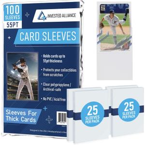 Premium Penny Sleeves for Trading Cards | Soft Trading Card Sleeves for Baseball Cards, Ultra Clear Plastic Pro Sports Card Sleeve, Football, MTG Collector Sleeve