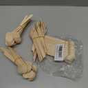 WRINGKIT 200 Pieces Wood Coffee Stirrers, 6 Inch Stir Sticks with Round Ends, Disposable Coffee Mixer Stick Drink Stirrers for Coffee Bar, Beverage, Milk, Cocktail, Tea