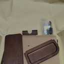 TESLYAR Wood Phone Docking Station for Men - Desk or Nightstand Organizer - Birthday Gifts for Husband, Dad - Anniversary Idea from Wife - Key Holder, Stand Wallet, Watch & Essentials (Bourbon Brown)