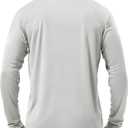 Roadbox Mens UPF 50+ UV Sun Protection Shirts Outdoor Long Sleeve SPF Rash Guard for Fishing Hiking Swimming Running, Large
