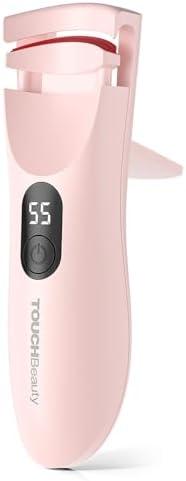 TOUCHBeauty Electric Eyelash Curler Color-Changing Silicone Pad Lasting Curl Battery Powered for Long Eyelash Curling