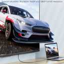 Highwings Mini HDMI to HDMI Cable 10FT, 4K 60Hz High Speed HDMI to Mini HDMI Cable Male Bi-Directional 2.0 Cord, for HDTV, Tablet, Camera and Camcorder [Aluminum Shell, Nylon Braided] (Grey)