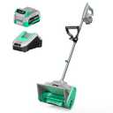 Litheli Cordless Snow Shovel, 20V 12'' Electric Snow Blower for Driveway, Battery Powered Snow Thrower, 4.0Ah Battery and Fast Charger Included