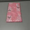 4 Pcs Halloween Plastic Tablecloths Pink White Ghost Disposable Table Cover Cute Rectangle Table Cloth for Birthday Baby Shower Party Decor, 54 x 108 Inch