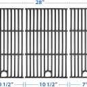 Charbroil 463448021 Parts Grill Grate for Charbroil Performance 5 Burner Gas Grill Replacement Part Cast Iron Cooking Grate for Charbroil 463449021 463466522 463455021 463451022 5-Burner Gas Grill