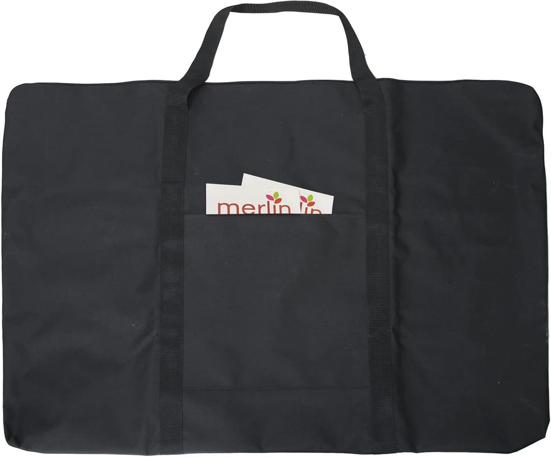 Cupohus Waterproof Art Portfolio Bag 25" x 37" for 24" x 36" Artworks with Outer Pockets and Handle, Student Carrying Storage Bag