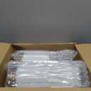 5"&4" Hurricane Glass Candle Holders, Hanging Brass Metal Candle Holder for Pillar Candles Table Coffee Table Decor Interior Decoration (Gold)