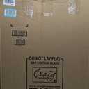 Craig Frames 9x22 Black Collage Frame, 4-5x7 Openings, White Mat, Wall Display