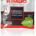 Kimbo Napoli Espresso ESE Compostable Coffee Pods | Medium Roast with Almond & Cocoa Flavor | 10/13 Intensity | 100 Count (EXP 12/01/28)
