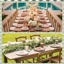 Zhehao 175 Pcs Woodland Party Supplies Set Green and Brown Disposable Tableware Kit with Plates, Cups, Napkins, Cutlery in Natural Earth Tones for Baby Shower, Birthday, Wedding Forest Events